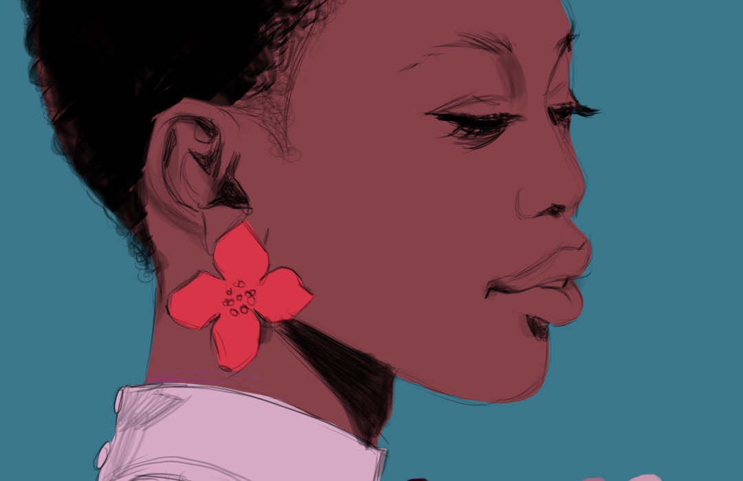 Illustration Femme Noire -Bob Kanza