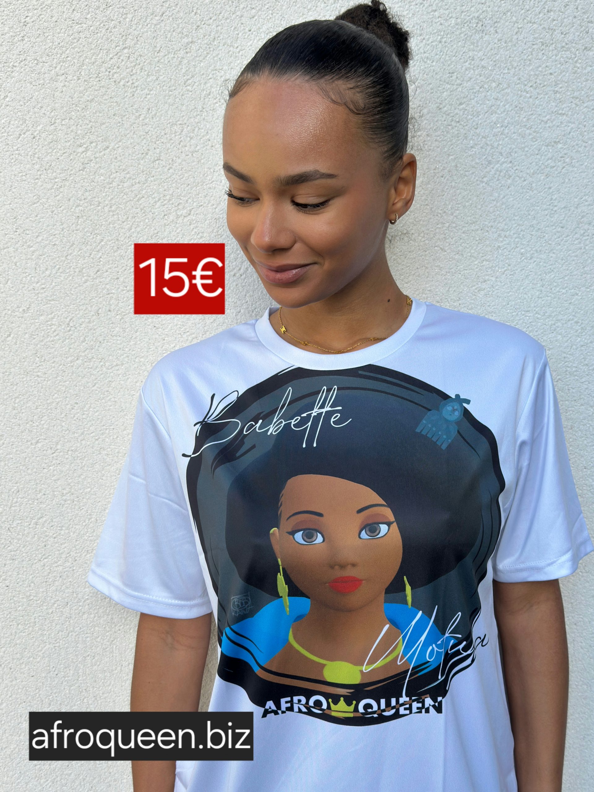sobre-blanc-t-shirt-Babette-Motika-AfroQueen Oceane