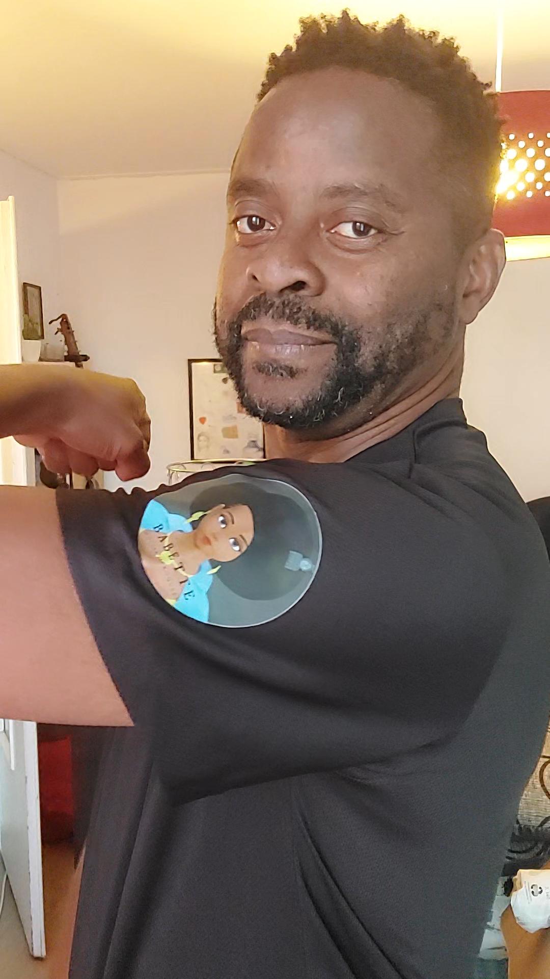T-shirt Babette Motuka AfroQueen - Sobre Noir – Image 6