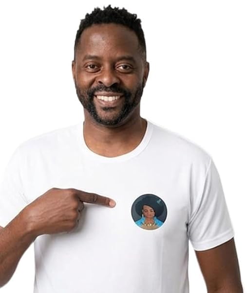 Babette Motuka AfroQueen T-Shirt Unisexe, Choucou Noir, Manche Courte, Coupe Classique, Noir, S-XXL, Coupe Regular, Casual, Col Rond, 100% Polyester