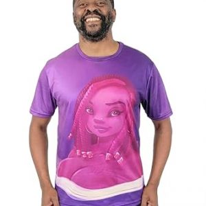 Babette Motuka AfroQueen T-Shirt Unisexe, Natty, S-XXL, Col Rond, 100% Polyester, Style Afro-Urbain, Coupe Classique