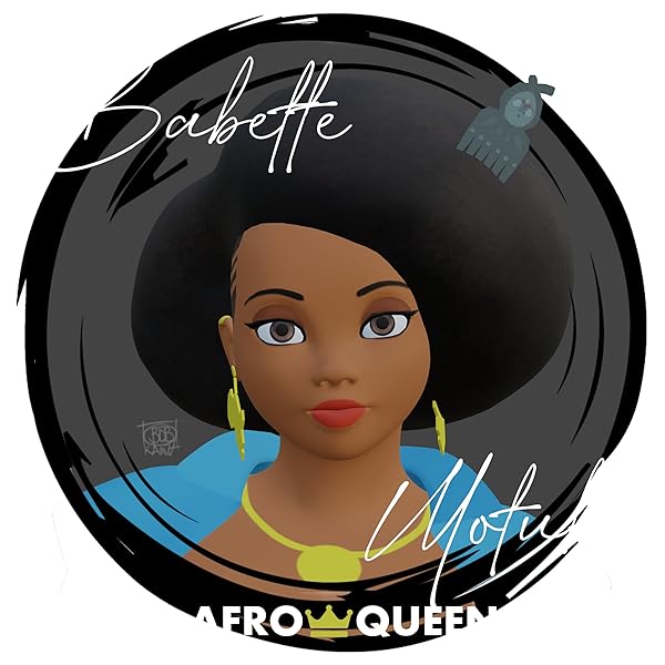 Babette Motuka AfroQueen T-Shirt Unisexe, Sobre, Manche Courte, Coupe Classique, Noir, S-XXL, Coupe Regular, Casual, Col Rond, 100% Polyester – Image 9